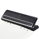 6 Hole Punch Binder Puncher for Adjustable Spacing for A5 Size Six Ring Binder Planner - 5 mm Hole Diameter