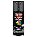 Krylon K05505007 COLORmaxx Spray Paint, Aerosol, Black