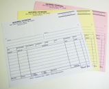Printed 3-Part Forms, 250 sets  8.5" x 7"  Custom Carbonless Business forms