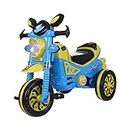 Maanit Trikes For Kids|Tricycle For Toddlers 3-7 Years|Boys & Girls|Smart Plug N Play|Bullet Tricycle With Light & Music|Capacity Up To 30Kgs Wheels|Blue & Yellow