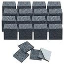 100pcs Furniture Pads Square 3/4" Self-Stick Non-Slip Anti-Scratch Felt Pads Floors Protector Grey