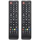 (Pack of 2) Universal Remote for Samsung TV Remote, Replacement for All Samsung Smart TV LED QLED UHD LCD HDTV Frame Curved 4K 8K 3D Series TV