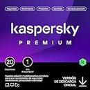 Kaspersky Premium Total Security 2024 | 20 Dispositivos | 1 año | Anti-Phishing y Firewall | VPN ilimitada | Gestor de contraseñas | Control parental | Soporte 24/7 | PC/Mac/Móvil | Código por email