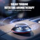 Ambientador de aire giratorio para automóvil con energía solar difusor de aromaterapia para vehículos 3 colores