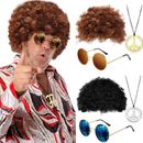60s Mens Retro Groovy Hippy Hippie Disco Fancy Dress Up Costume Accessories