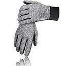 rivmount Winter Warm Gloves Men Women, Touch Screen & Anti-Slip, Perfect for Cycling, Running, Commuting, Driving, Hiking, Walking, Typing, Working