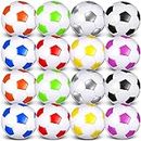 Honoson 16 Pcs Soccer Balls Bulk with Pump Sports Ball Official Size Training Soccer for Kids Toddlers Teens Adults Soccer Players(Size 3)