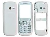Pacificdeals Full Keypad Housing Body Panel Compatible with Samsung Metro B313 Dual/Metro B312 Dual (Not A Mobile Phone, only Body Panel) - White