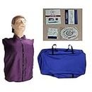 CPR Training Half-Length CPR First Aid Training Manikin with Replaceable Lung Bag*4 Adult AED Ultratrainers MCR Accessories for Teaching Training Aid