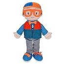 Blippi Get Ready and Play Plush - 20-inch Dress Up Plush with Sounds, Teaches Children to Tie Shoes, Button Shirts, Snap Suspenders, Zip Vest-Jacket, Roll Sleeves and Socks and More - Amazon Exclusive