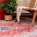 Large Floor Rug Red Blue Pink Grey Brown Woolen Non Slip Carpet 200x290