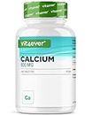 Calcium - 240 comprimés - 800 mg de calcium provenant du carbonate de calcium par dose journalière - Pour 4 mois - Végétalien, hautement dosé & sans additifs indésirables