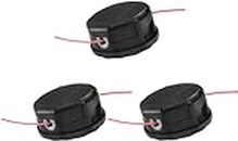 3 Pack String Trimmer Head SRM-225 for Echo Speed Feed 400 SRM-230 SRM225 SRM-210 SRM2100 Echo Weed Eater PAS210 PAS211 PAS225 PAS230 PAS260 Shindaiwa T195S T220 T222 T230 T231 Straight Shaft Trimmer