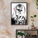 Beats Headphones Chewbacca Promotional Poster Print ready to frame A5/A4/A3