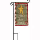 12x18 Home Sweet Home Star Sleeved w/ Garden Stand 12"x18" Flag