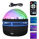 Suphyee Auroras Projector Northern Lights LED Night Light,2 in 1 Northern Lights and Ocean Waves Projector | LED Ocean Galaxy Projector 14 Light Effects,USB Dimmable Projector Lights for Bedroom