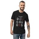 CRAXY STORE.COM Craxystore Graphic Printed Round Neck Half Sleeve Cotton T-Shirt for Men (Design- Twenty ONE Pilots) Black