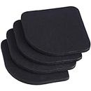 KPNG Washing Machine Shock Pads, Multi-Functional Anti-Vibration Universal Rubber Silent Feet Pads Non-Slip Shock Pads for Electric Appliance Table Furniture Floor Protector. (Pack of-4, Black)