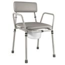 Aidapt Essex Height Adjustable Commode Chair Grey - VR161G