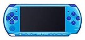 Sony PSP Slim and Lite 3000 Series Handheld Gaming Console with 2 Batteries and Memory Card (Renewed) (Marine Blue)