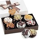 Mothers Day Gift Basket, 6 Gourmet Cookies, Chocolate Candy Biscotti Gift Box, Prime Gifts for Mom Women Daughter Wife Grandmother, Mother’s Snack Food Delivery Ideas, Assorted Cookies Baskets