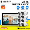 Wireless 4CH 8CH Video Surveillance Camera Security System 10" Screen HD NVR Kit
