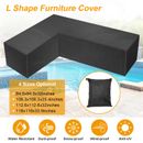 Furniture Covers L Shape Patio Corner Waterproof Outdoor Garden Sofa Protection