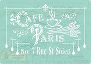 French Stencil, Pochoirs de meubles Stencil, Cafe Paris Stencil #CafeParis .10