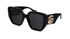 Gucci Geometric Sunglasses GG0956S 003 Black/Gold 54mm 956