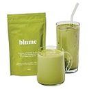Blume Superfoods Latte Matcha Green Tea Powder - Matcha Powder with Coconut, L-Theanine and Natural Caffeine for All Day Energy & Focus - Organic Matcha from Shizuoka Japan - Matcha Latte 30 Servings