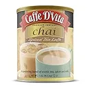 Caffe D'Vita Spiced Chai Latte Mix - Chai Tea Latte Powder Mix, Gluten Free, Chai Tea Powder, No Cholesterol, No Hydrogenated Oils, No Trans Fat, Spiced Chai Latte Powder Mix - 1 Lb Can