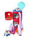 Astro Venture Spaceship Rocket Toy Playset with 2 Astronauts and Rover Vehicle - Lights and Sound, Carrying Handle Play and Explore Space