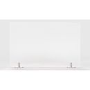 Ghent Partition Extender Frosted Thermoplastic 1 Panel Desk Privacy Panel | 24 H x 42 W in | Wayfair PEF2442-T