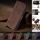 For iPhone 15 Pro Max 14 13 12 11 XS Max XR Shockproof Flip Leather Phone Case