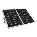 Zamp Solar Legacy Series 230 Watt Kit pannello solare portatile con regolatore di carica integrato e custodia per il trasporto. Fuori griglia solare per ricarica batteria RV - USP1004