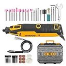 ARNA INGCO Mini Die Grinder Rotary 130W Tool Kit with 52pcs accessories and Variable Speed for Drilling, Sanding, Buffing, Polishing, Engraving, etc