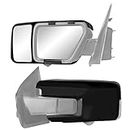 K-Source 81860 Snap & Zap Snap-On Towing Mirror for Ford - Pair