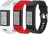 Tyogeephy Kompatibel mit Garmin Vivosmart HR+ Armband Frauen Männer, Ersatz Silikon Armbänder Uhrenarmbänder für Vivosmart HR Plus, Approach X10, X40