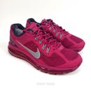 Nike Air Max+ 2013 Fuchsia Pink Running Shoes 555363-602 Womens Size 8.5