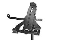 K&M 19744 Tablet PC Tripod Holder Biobased Plastic for Tripods with 3/8 Inch or 5/8 Inch Thread Black