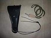 US WW2 M1916 Colt 1911 .45 Holster Black Leather w/Lanyard - Reproduction
