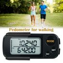 Walking 3D Pedometer With Clip Accurate Step Counter Walking For Fitness FAST