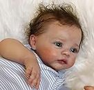 Anano Muñeca Bebe Reborn De Silicona Vinilo Suave Cuerpo Completo 48 Cm Muñecas De Baño Recién Nacido Lavable Bebé Reborn Baby Doll Boy Suave con Pelo Y Ropa