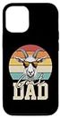 Carcasa para iPhone 13 Goat Dad Vintage Goat Whisperer, divertido animal de granja, granjero
