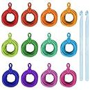 Loom Potholder Loops Weaving Craft Loom Loops, 12 Colors Potholder Loops Refill for Kids DIY Crafts Supplies, Compatible with 7 Inch Weaving Loom (192 Pieces)