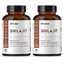Nirvasa Pure Shilajit Tablets for Men and Women - Ayurvedic Supplement for Overall Well-being- 120 Tablets
