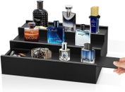 Wooden Cologne Organizer for Men - 3 Tier Cologne Stand Perfume Organizer with H
