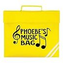 Personalised Name Music Bag Book Bag School bags Boys Personalised Bags Girls Bags Piano Back to School