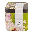 Pre de Provence Le Jardin Collection Scented Candle & Tin, Soy Blend, 21+ Burn Time, 3.5 oz, Rhubarb & Lychee