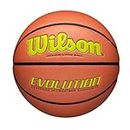 WILSON Evolution Game Basketball - Optic Yellow, Size 7 -29.5"